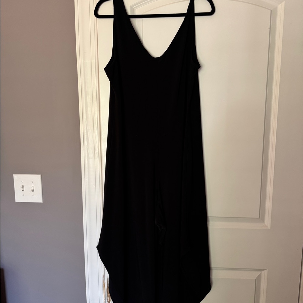 Elegant Black Sleeveless Romper